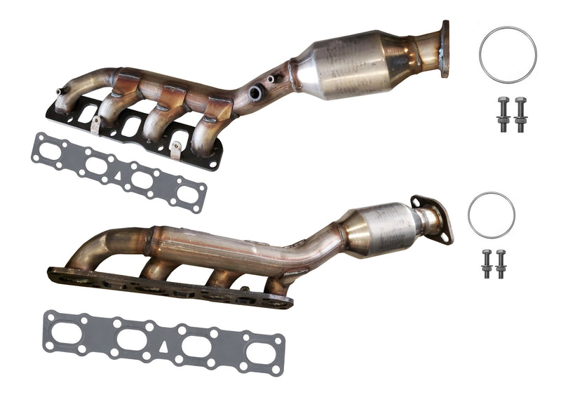Infiniti QX56 5.6L 2004-2010 Exhaust Catalytic Converters Manifolds Pair 4H43228229