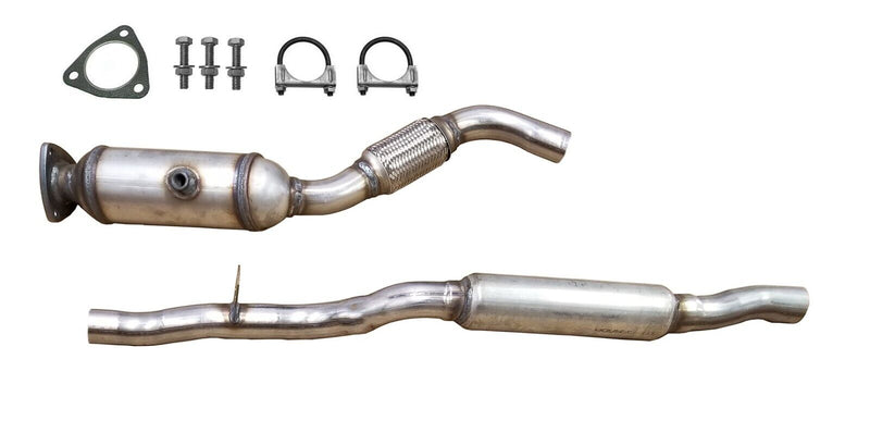 Audi A6 Quattro 3.2L Exhaust Catalytic Converter Resonator Left 2005-2008 7H213131